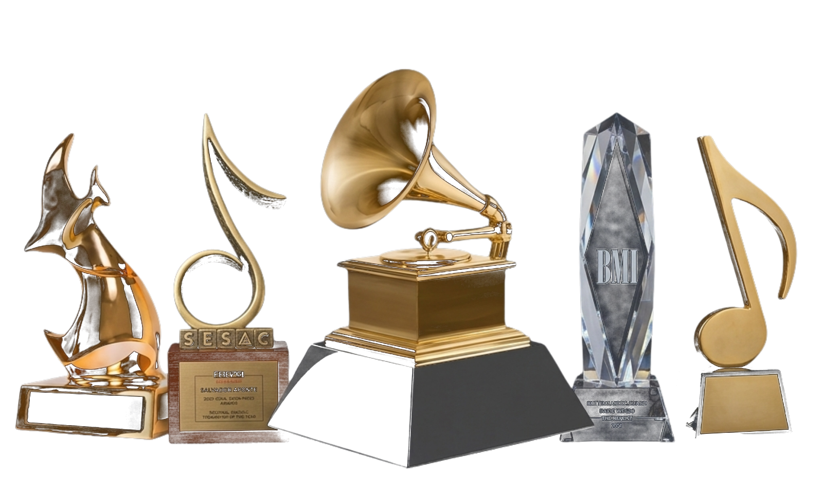 Songwriter awards: Grammy, Dove, SESAC, BMI, ASCAP